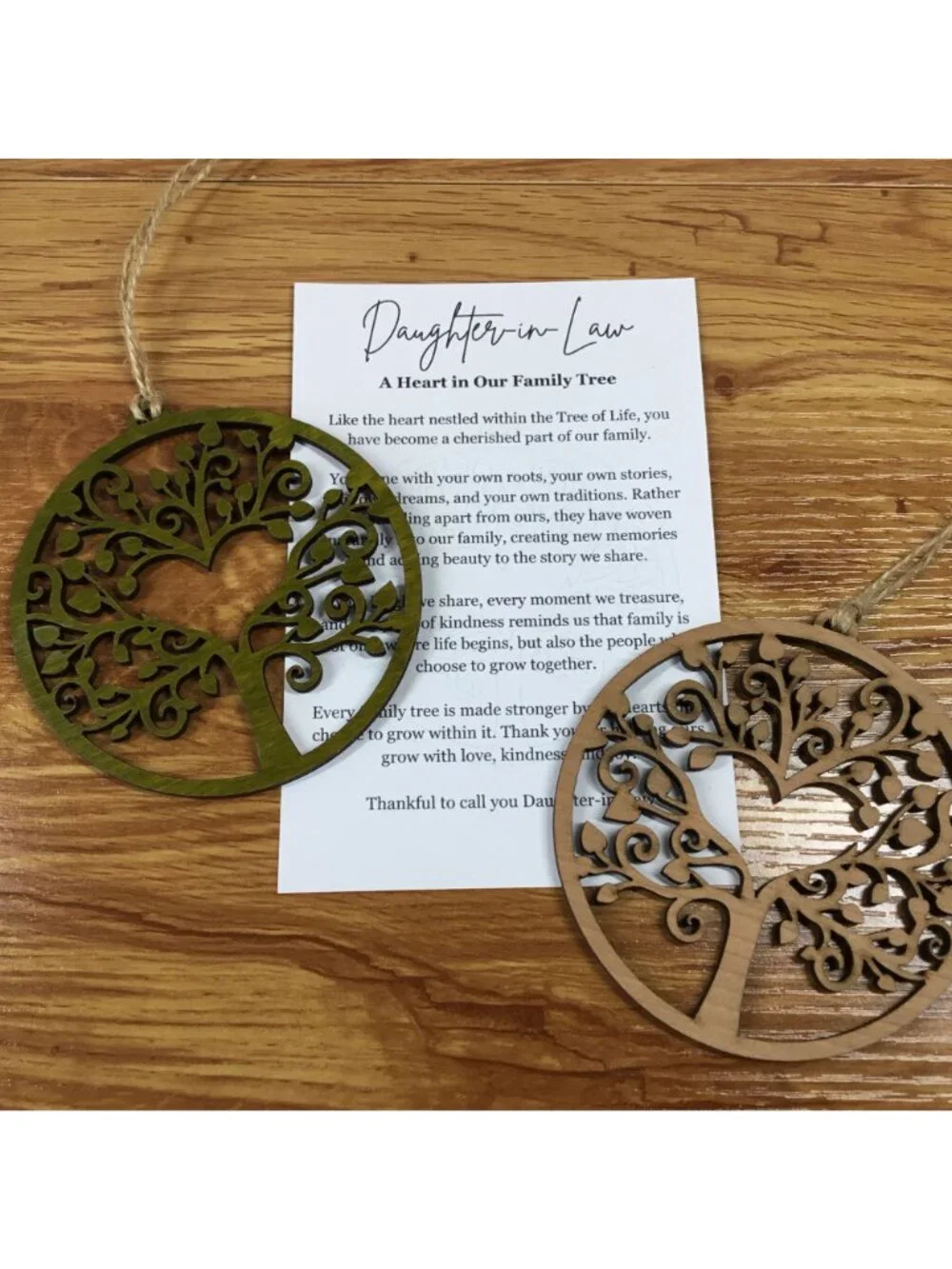 Handmade daughter law